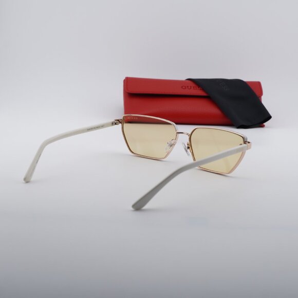 Guess GU00106 21E Cat Eye Sunglasses – White/Gold/Brown main image 9